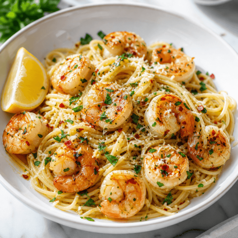 Garlic Butter Shrimp Pasta (Easy 20-Minute Dinner)