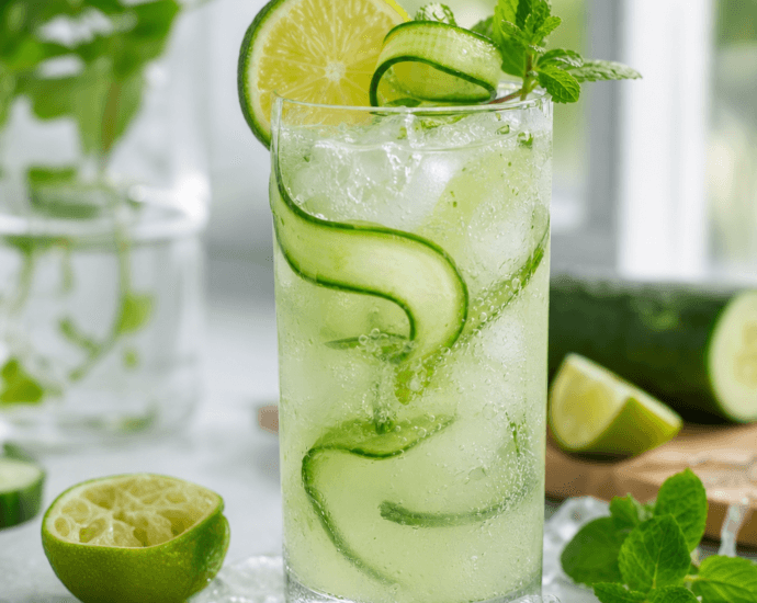 Sparkling Cucumber Limeade