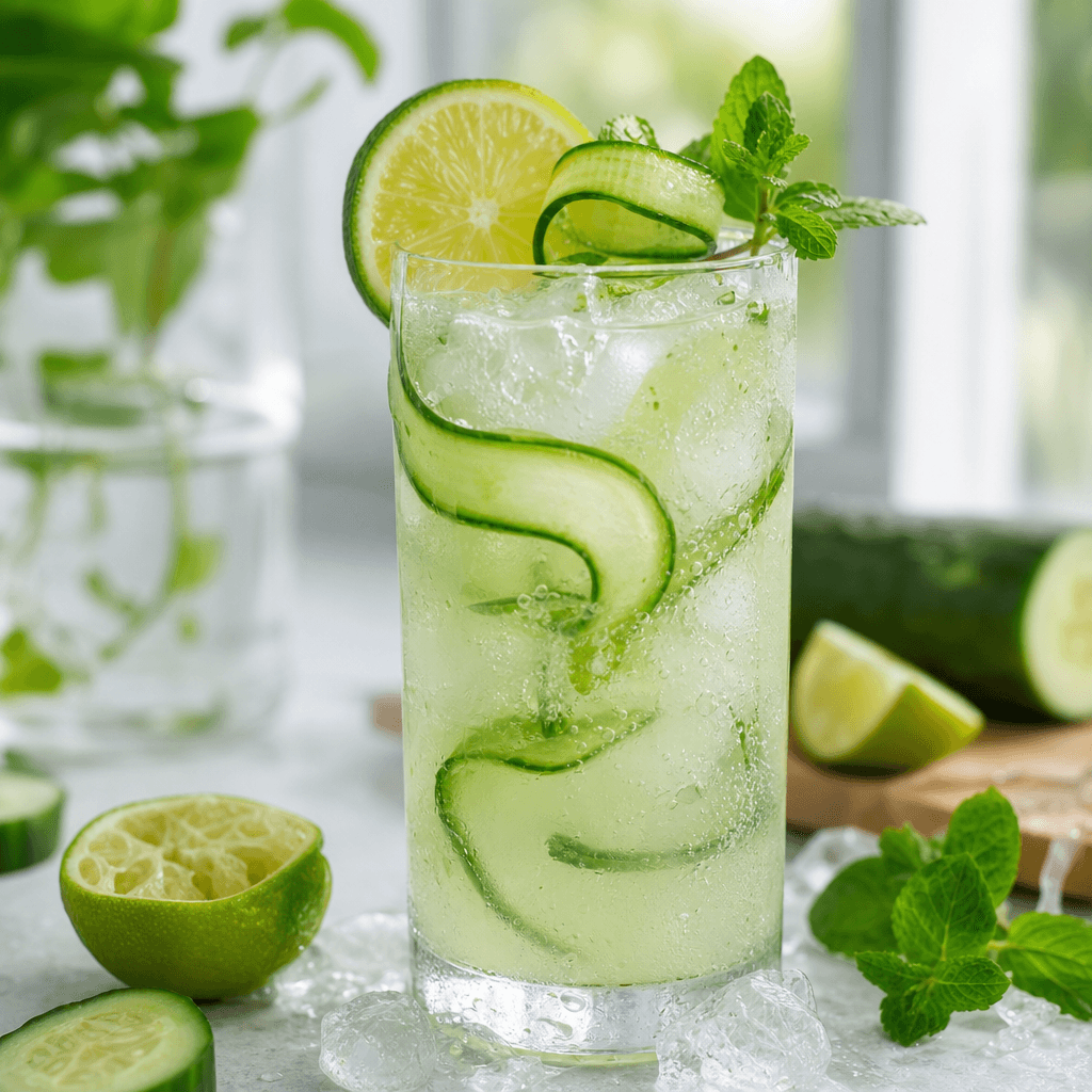 Sparkling Cucumber Limeade