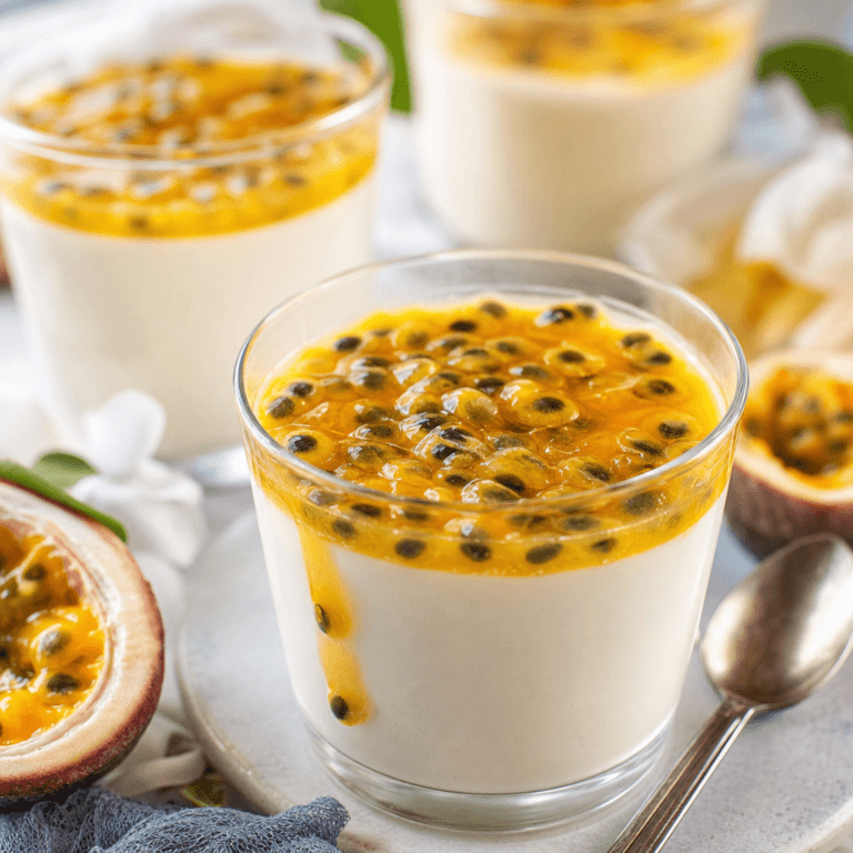 Passionfruit Panna Cotta