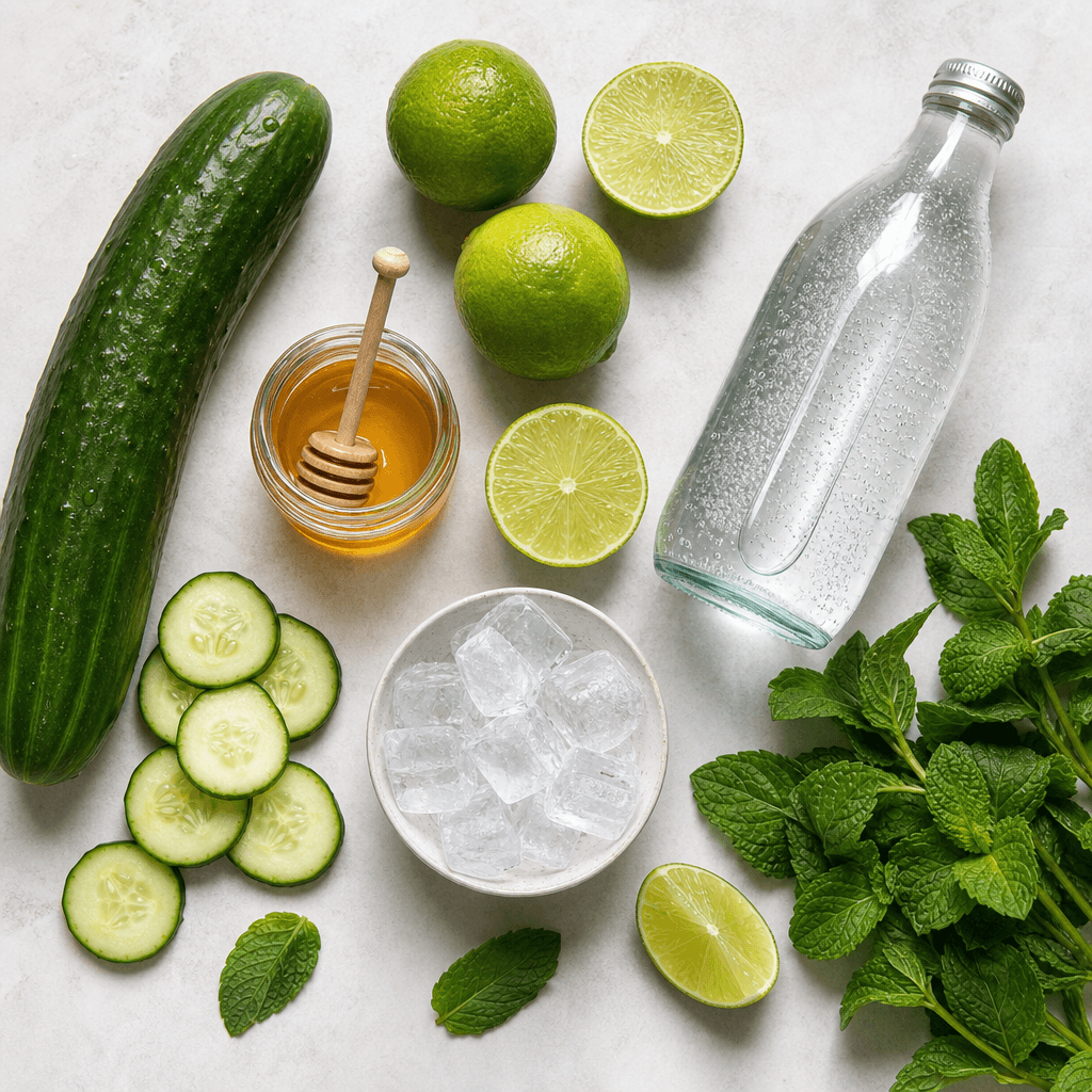 Sparkling Cucumber Limeade ingredients