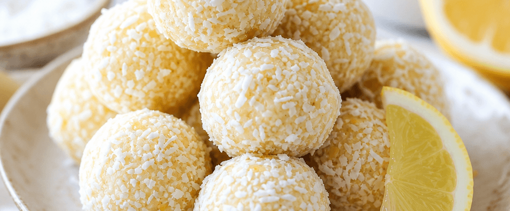Lemon Coconut Bliss Balls