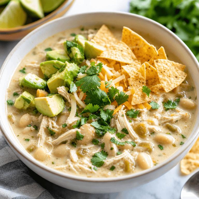 Cozy Instant Pot White Chicken Chili (Easy & Creamy)