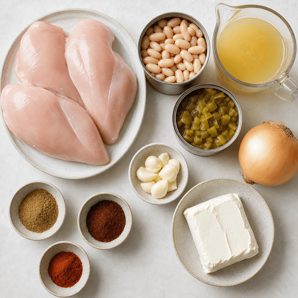 White chicken chili ingredients
