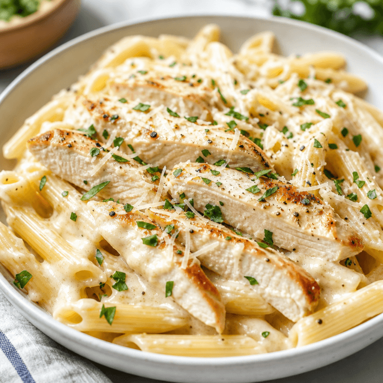 Creamy Instant Pot Chicken Alfredo Pasta (One-Pot, 25 Minutes)