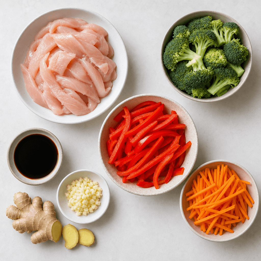 Easy Chicken Stir-Fry (Better Than Takeout) ingredients