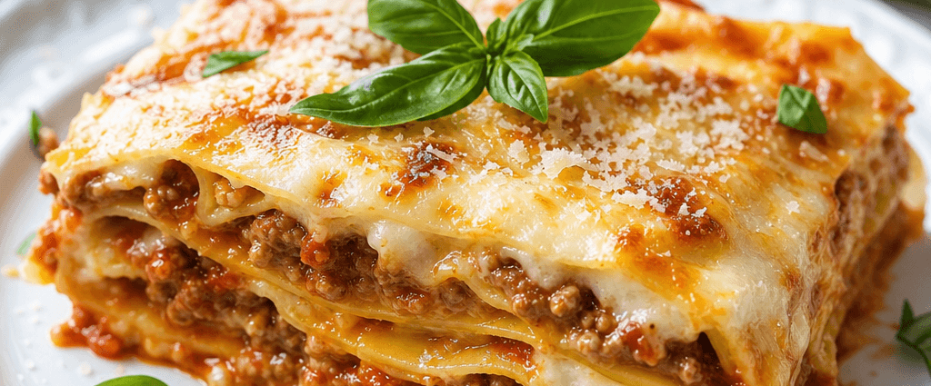 Classic Lasagna with Creamy Bechamel Sauce