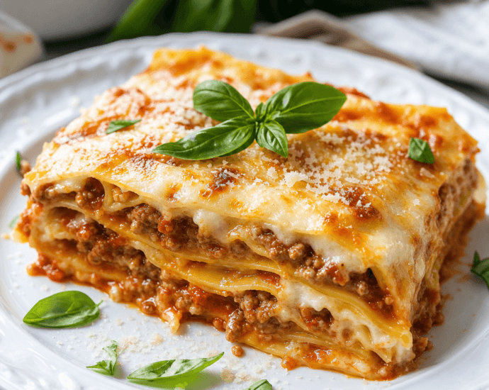 Classic Lasagna with Creamy Bechamel Sauce