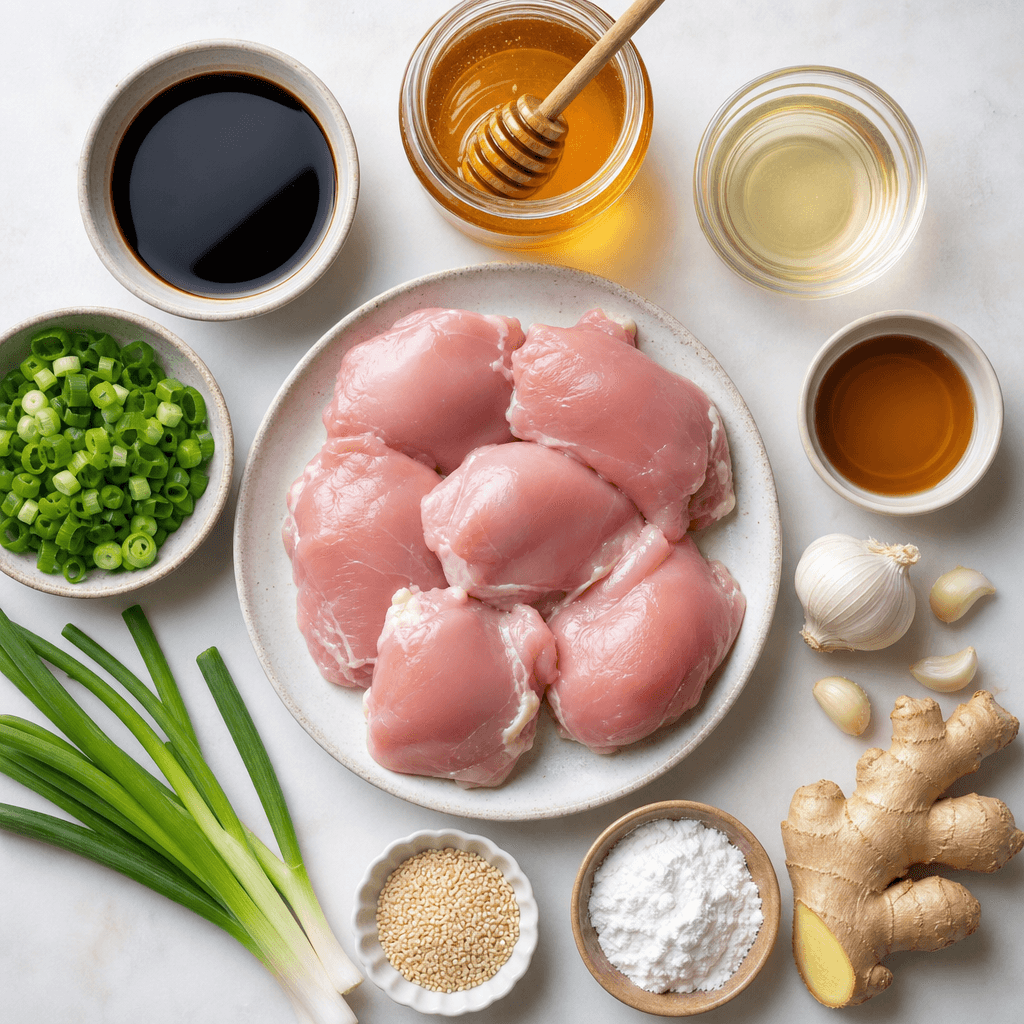 Instant Pot Teriyaki Chicken ingredients