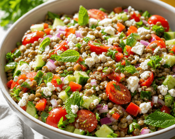 Instant Pot Lentil Salad