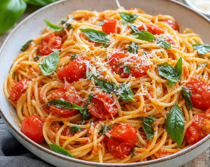 One-Pot Pasta with Tomato and Basil