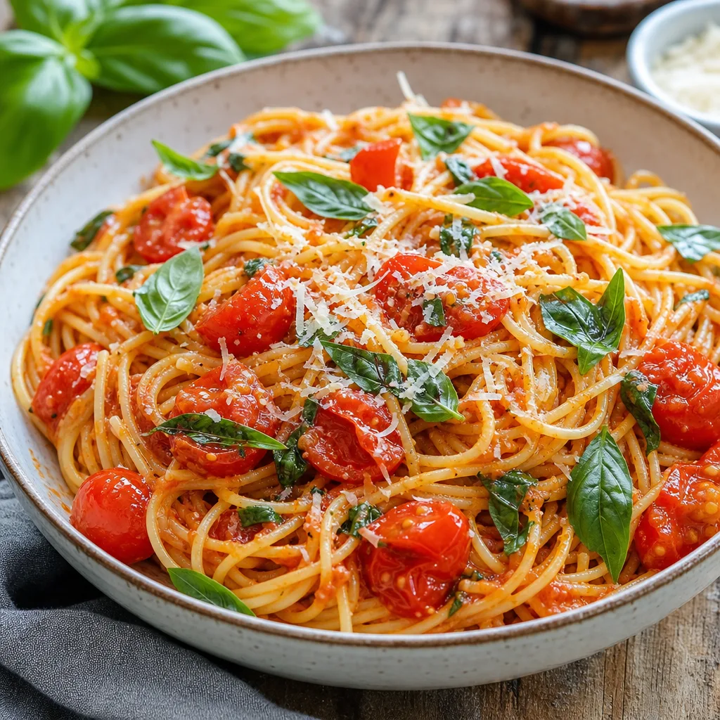 One-Pot Pasta with Tomato and Basil