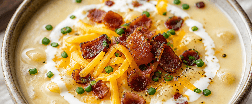 Cozy Bowl of Creamy Potato Soup
