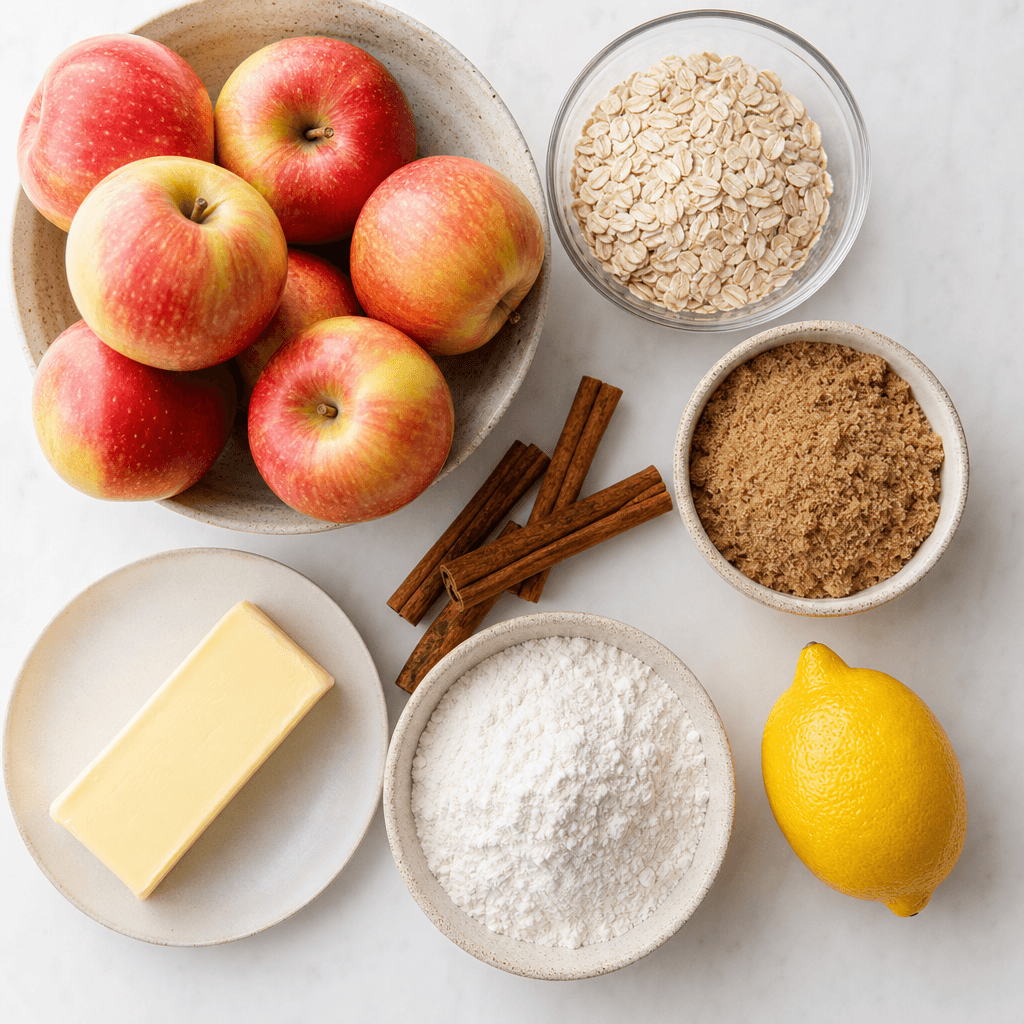 Cozy Instant Pot Apple Crisp Recipe ingredients