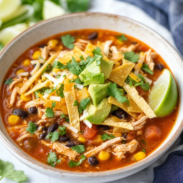 Cozy Chicken Tortilla Soup Recipe