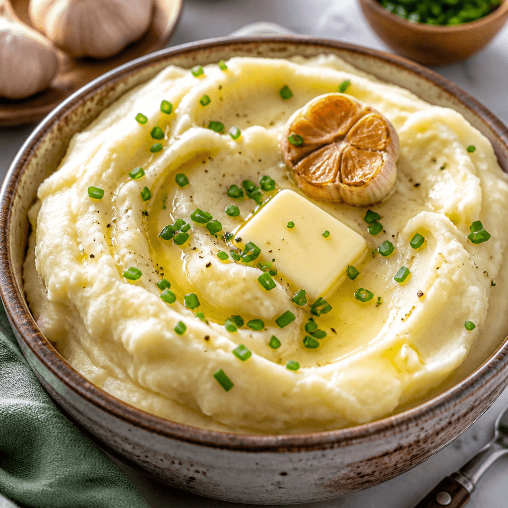 Creamy Dreamy Roasted Garlic Mashed Potatoes