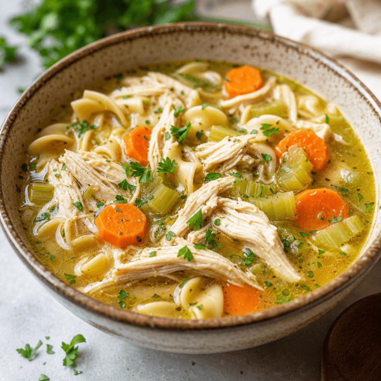 Cozy Chicken Noodle Soup Recipe: Classic Comfort in a Bowl