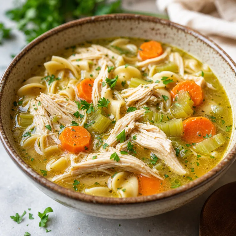 Cozy Chicken Noodle Soup Recipe: Classic Comfort in a Bowl