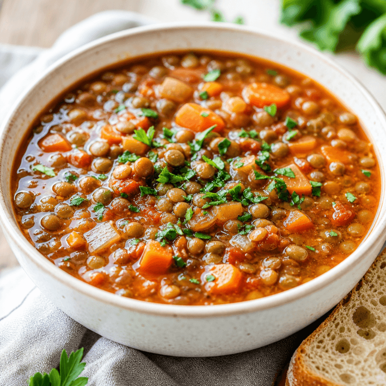 Cozy Lentil Soup Recipe for Every Season