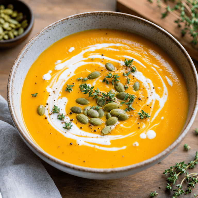Crockpot Butternut Squash Soup: Creamy, Cozy Fall Comfort