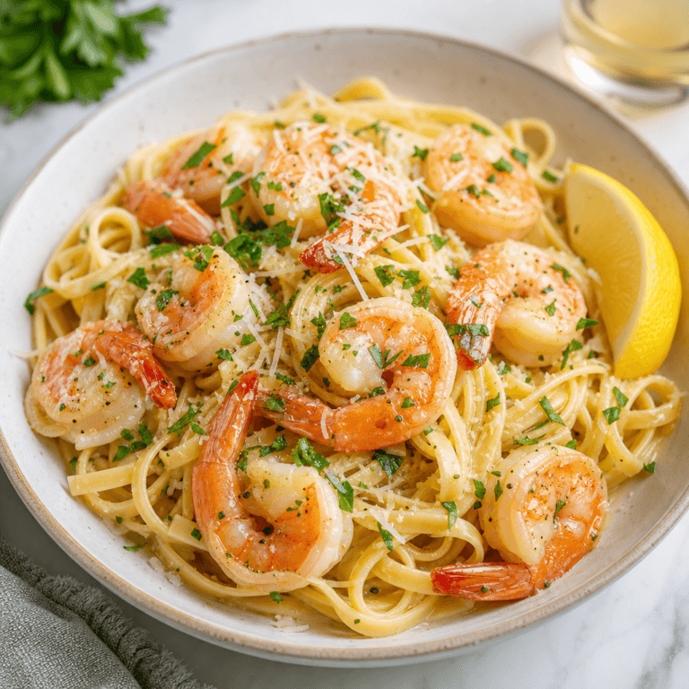 Easy Instant Pot Shrimp Scampi Recipe
