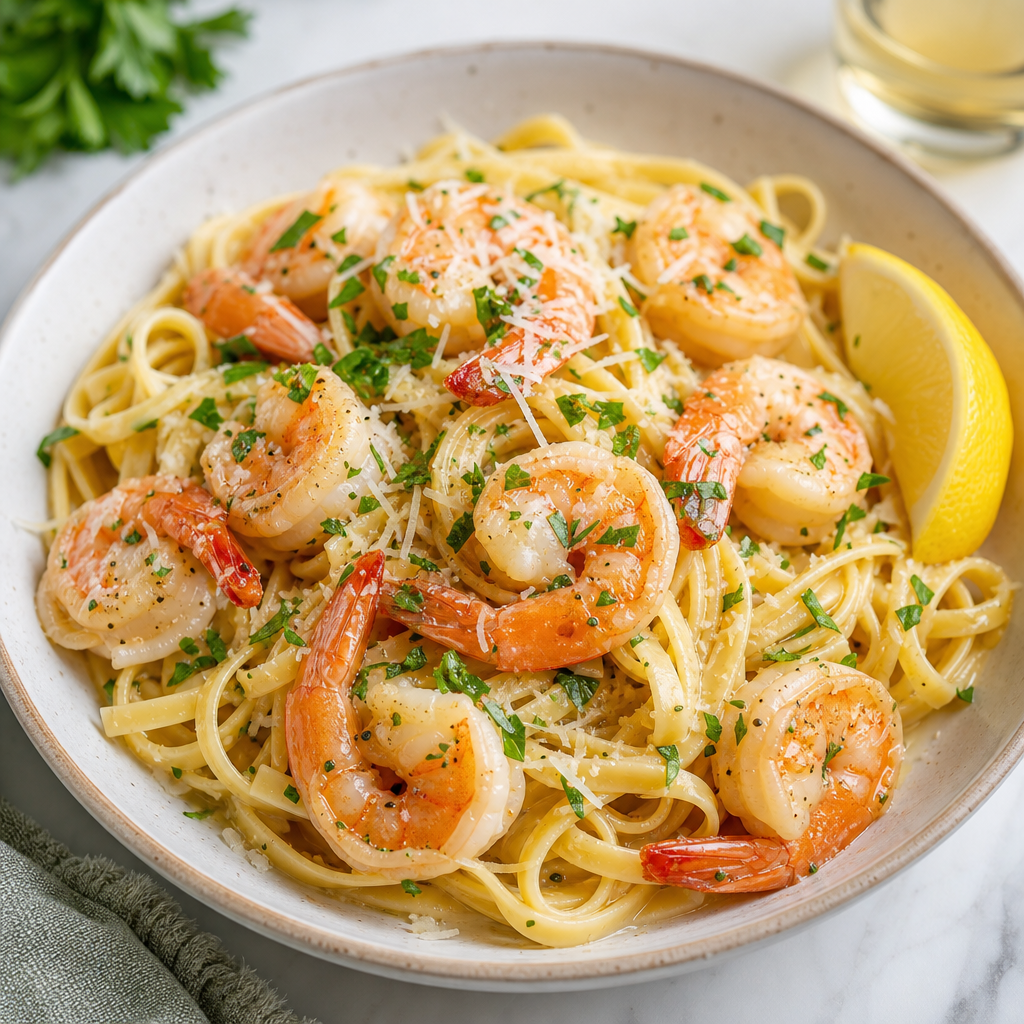 Easy Instant Pot Shrimp Scampi Recipe