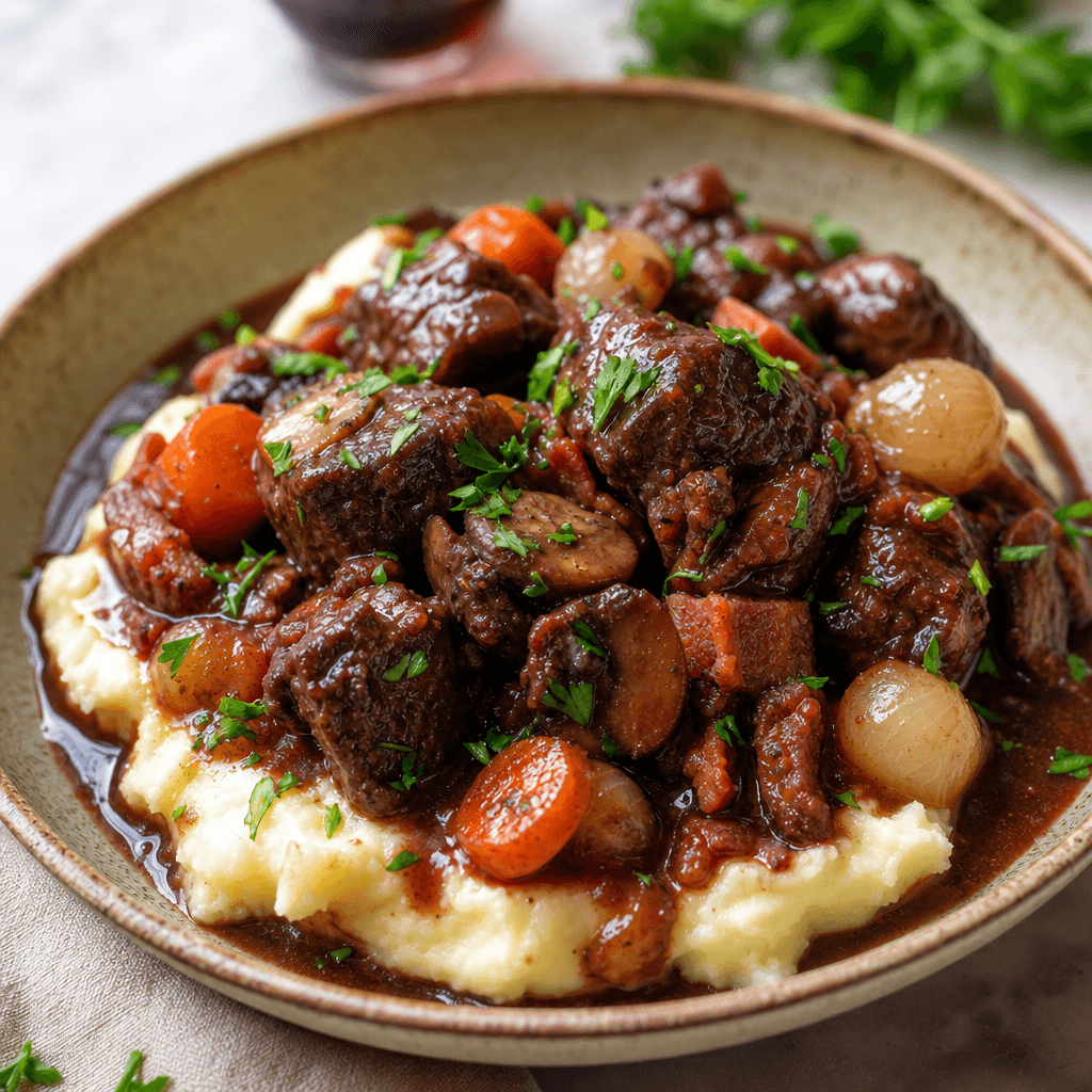 Beef Bourguignon Recipe (Cozy French Beef Stew)