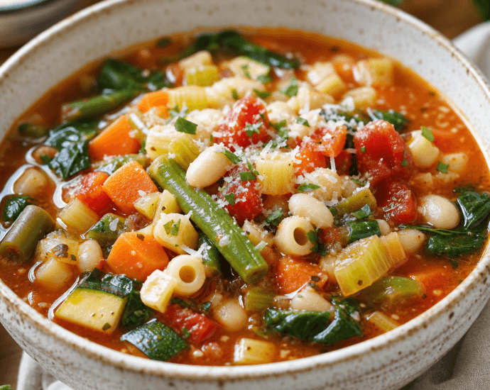Hearty and Wholesome Minestrone Soup Recipe