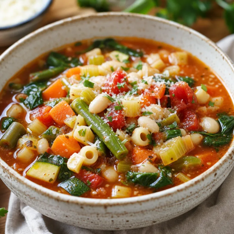 Hearty Minestrone Soup Recipe (Easy One-Pot)
