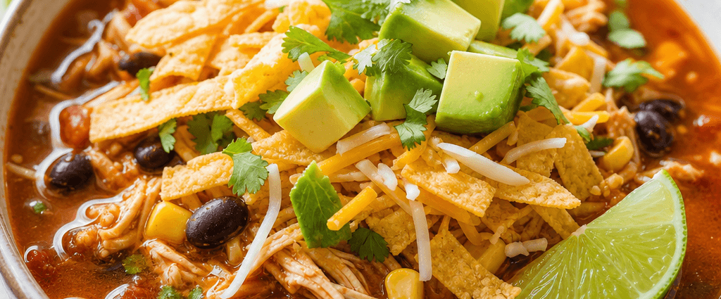 Crockpot Chicken Tortilla Soup
