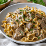 Comforting Instant Pot Beef Stroganoff Recipe