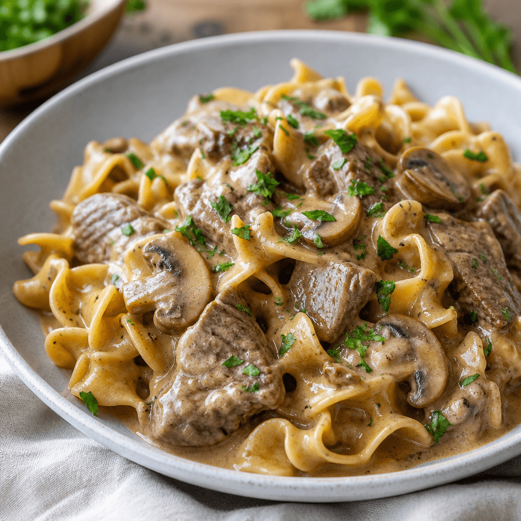 Comforting Instant Pot Beef Stroganoff Recipe