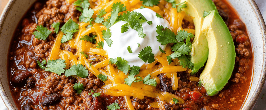 Chili with Canned Beans and Ground Beef