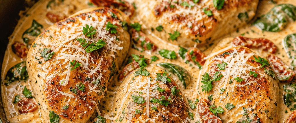 Creamy Tuscan Chicken Skillet Recipe for Easy Flavorful Dinner