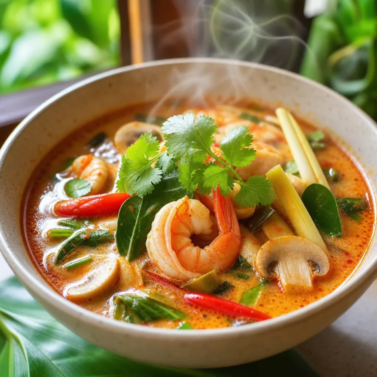 Authentic Thai Tom Yum Soup Recipe