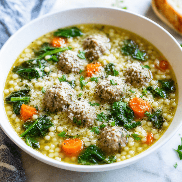 Cozy Italian Wedding Soup Recipe
