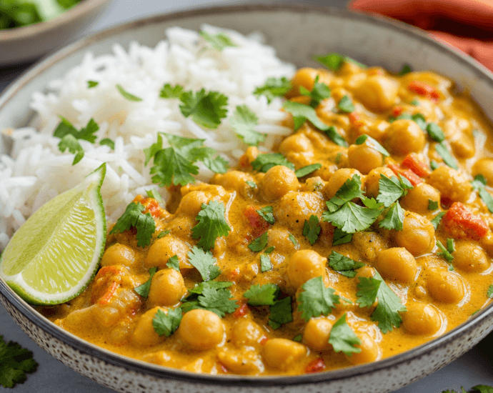 Cozy Crockpot Chickpea Curry