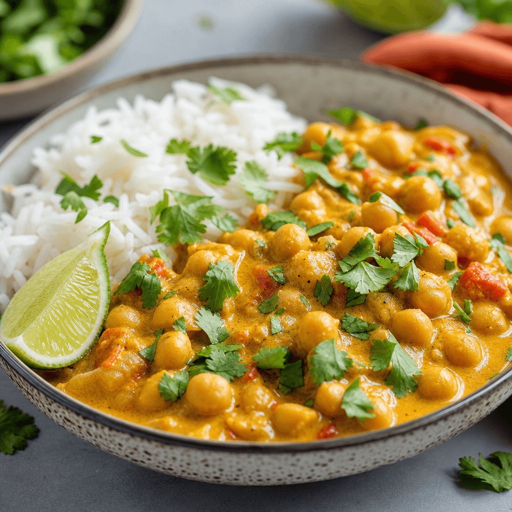 Cozy Crockpot Chickpea Curry