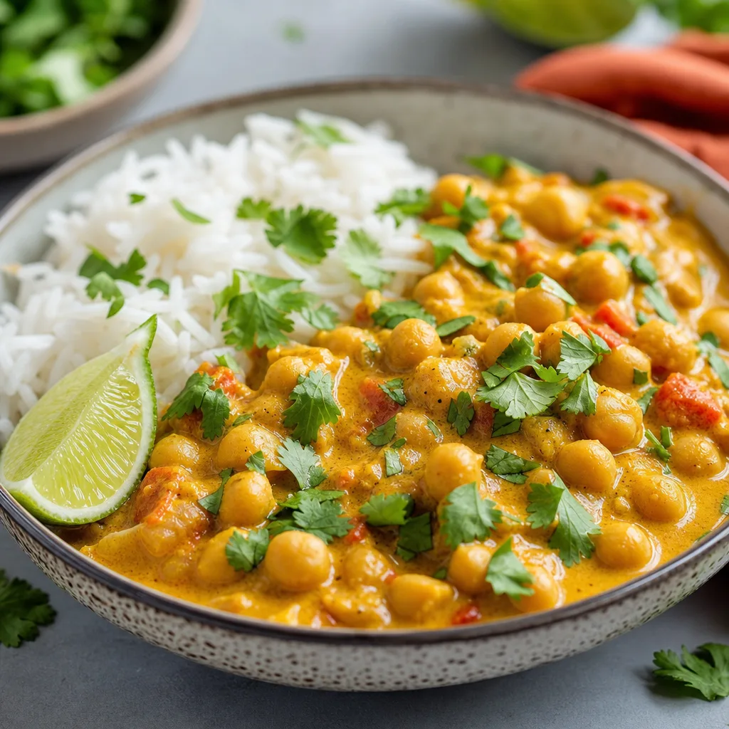 Cozy Crockpot Chickpea Curry