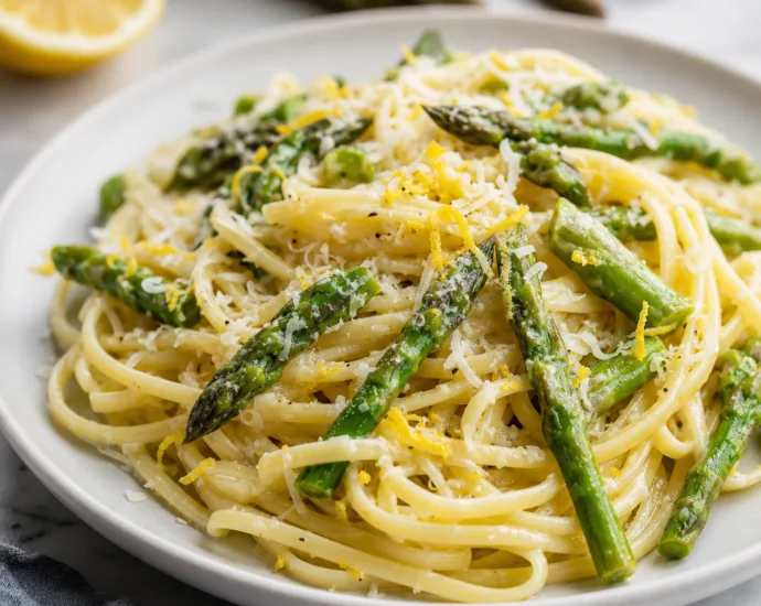 Lemon Asparagus Pasta