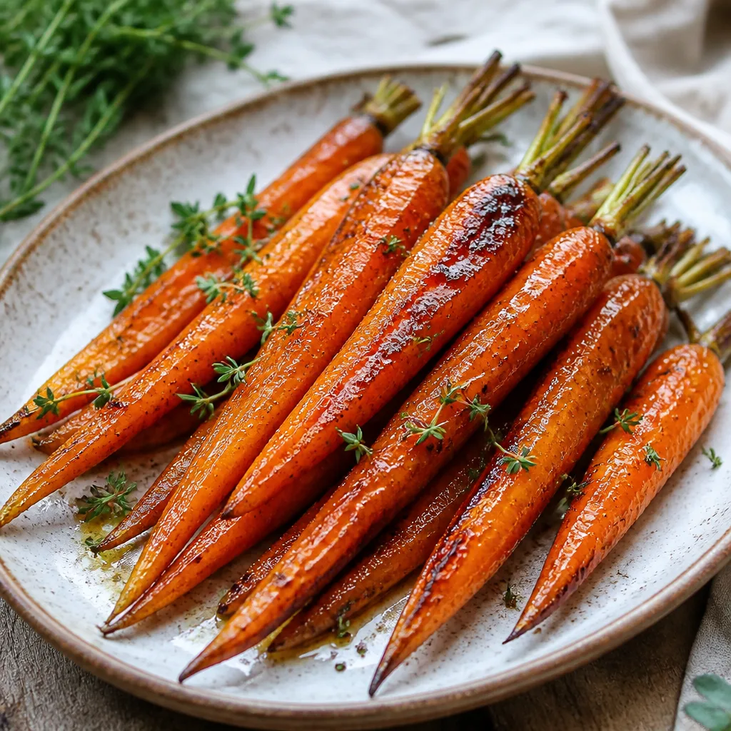 Honey Glazed Carrots with Thyme