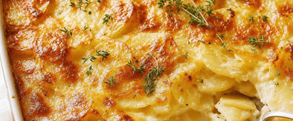 Decadent Baked Scalloped Potatoes with Creamy Gruyère