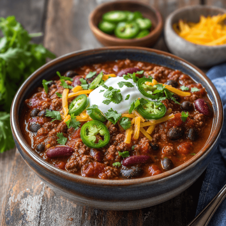 Instant Pot Chili (Easy Beef Chili Recipe)