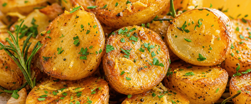 Lemon Garlic Roasted Potatoes