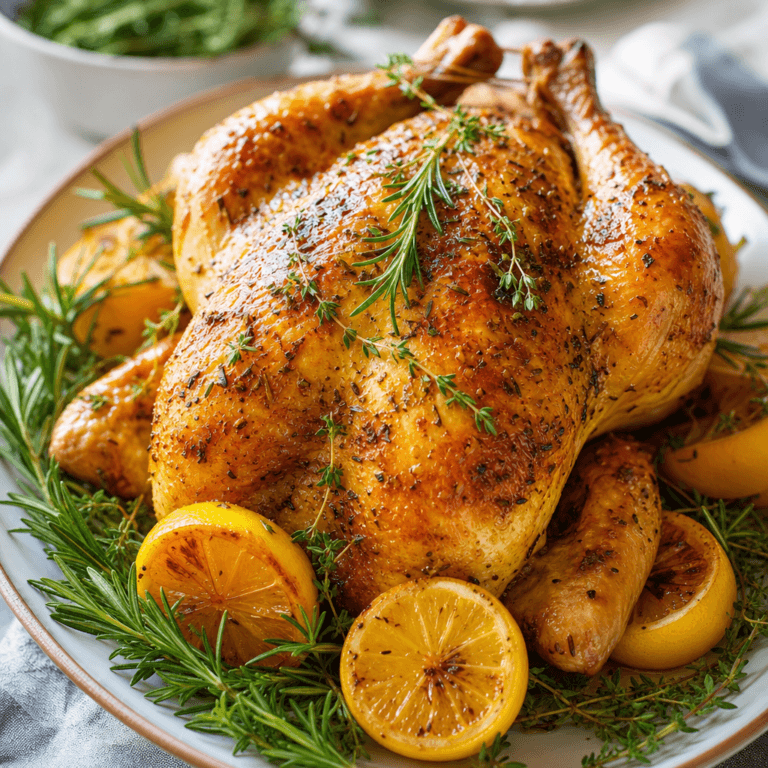 Lemon Herb Roasted Chicken