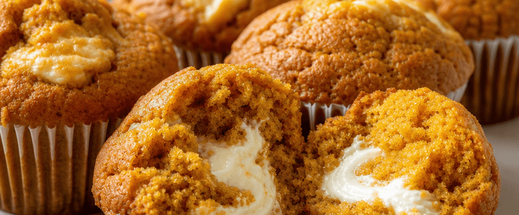 Pumpkin Cream Cheese Muffins
