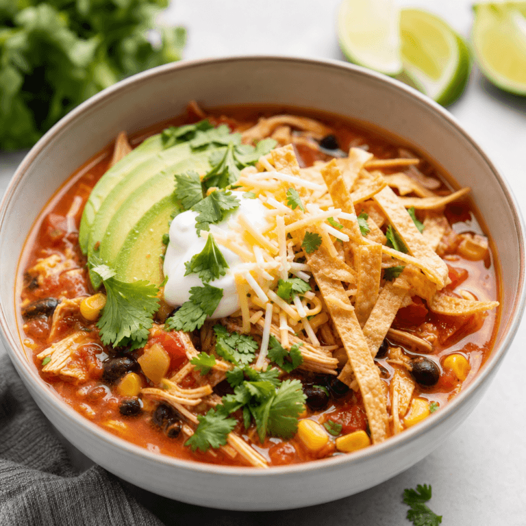 Cozy Instant Pot Tortilla Soup Recipe