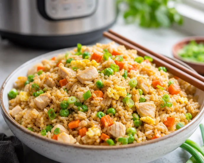 Instant Pot Chicken Fried Rice