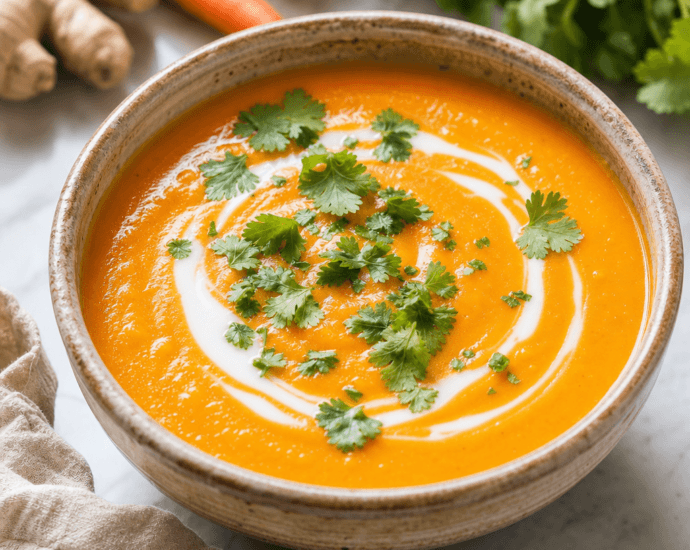 Cozy Carrot Ginger Soup Recipe