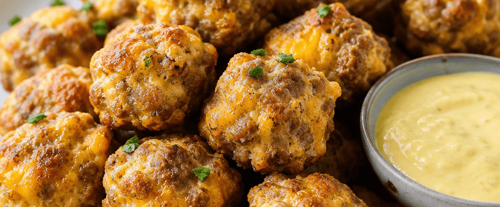 Cheesy Sausage Balls Recipe Perfect for Parties